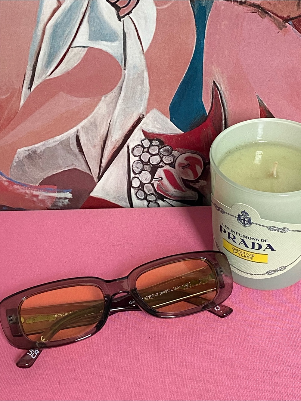 Unisex Transparent Two-Tone Sunglasses from Szade